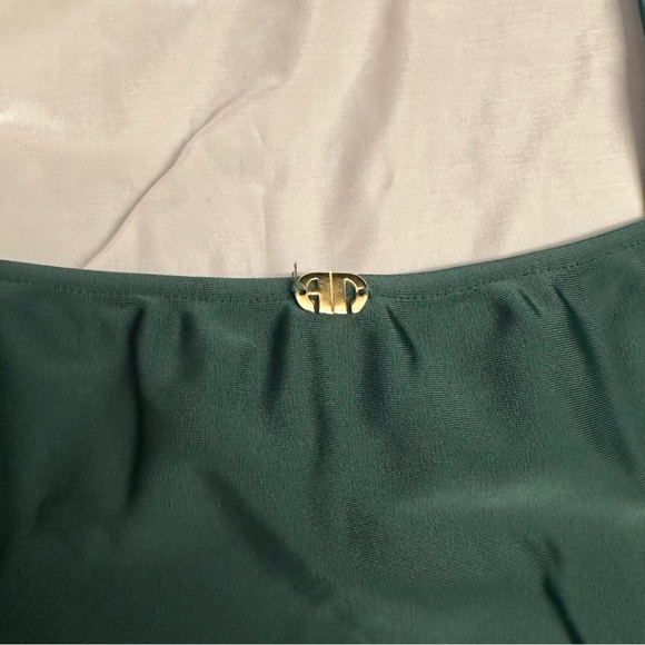 Adriana Degreas Low-Back Cutout Swimsuit in Dark Green - Picture 8 of 12